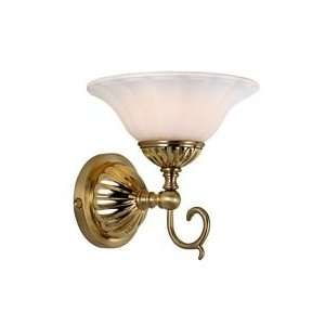 House of Troy WL621 PB Polished Brass / White Wall Lamps Up Lighting 