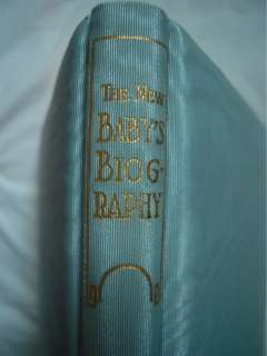 Baby Biography A O Kaplan RUTH MARY HALLOCK 1929 new  