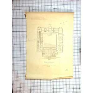    1910 First Floor Plan Besford Court Major Noble