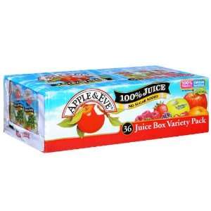 Apple & Eve Juice Box Variety   36/6.75 oz.   CASE PACK OF 2:  
