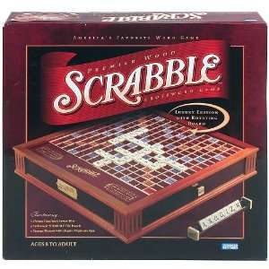  Scrabble Premier Wood Edition Toys & Games