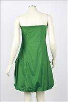 GREEN Womens Cute Balloon Tube top Mini Dress ♣ 8/10, M  