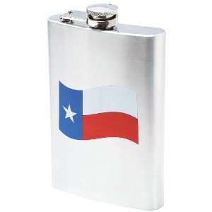  Maxam 8Oz Ss Flask Texas Flag