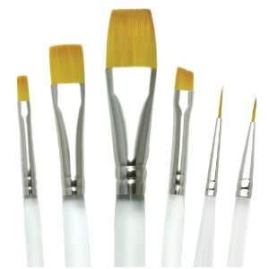   Paint Brush Set, Decorative Painting, 6 Piece: Arts, Crafts & Sewing