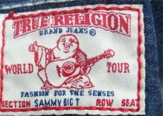 True Religion Sammy Big T Dark Jeans Size 28  