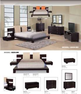 GLOBAL furniture USA G020 bedroom set queen modern  
