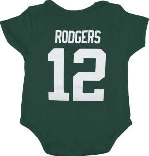   Bay Packers Infant Green Reebok Ray Nitschke Name & Number Creeper