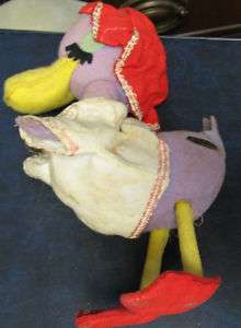 Vintage 8.5 Holiday Fair Hedaya Plush Duck  