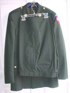   Class A Uniform Coat & Trousers 82nd Airborne Division Size 38 AG 489