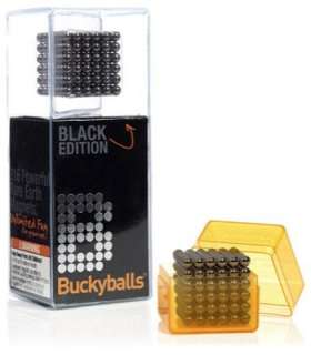   BLACK EDITION 216 MAGNETS CUBE TOY BUCKY BALLS NEW IN BOX  