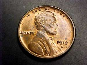  RARE 1913 S Lincoln Head Cent Penny BU UNC +++ BUY IT 