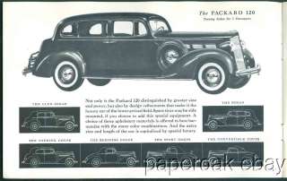1937 Packard Automobile Brochure  