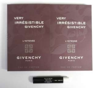 Givenchy Very Irresistible LIntense EDP .03oz Spray Sample x2