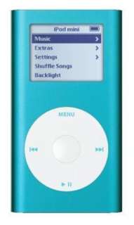 US Apple iPod Mini 2nd Gen 2G 4GB  Player Blue  