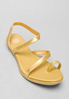 MELISSA Paradise Strap Sandal in Gold  