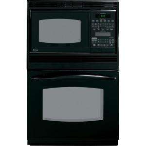   Wall Oven with Built In Microwave in Black PT970DRBB 