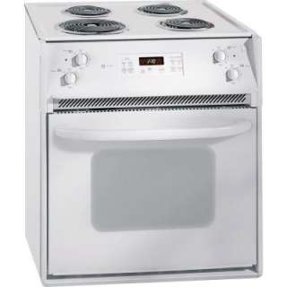 GE Profile 27 in. Self Cleaning Drop In Electric Range in White 