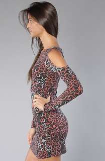 Insight The Ace of Spades Leopard Print Dress in Red  Karmaloop 
