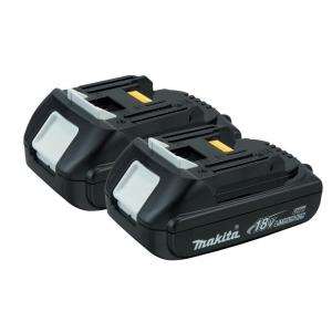 Makita 18 Volt Compact Lithium Ion Rechargeable Battery (2 Pack 