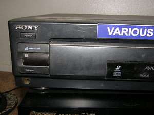 Sony MDP 500 Laserdisc Player Works Fine  
