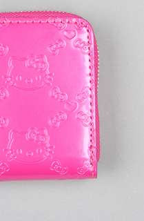 Loungefly The Hello Kitty Embossed Zip Around Wallet in Pink 