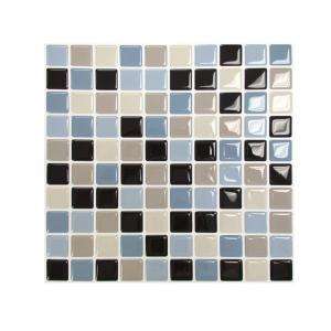 Smart Tiles10 in. x 10 in. Multi Colored Peel and Stick Maya Mosaic (1 