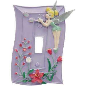 Amerelle Disney Tinkerbell 1 Gang Toggle Switch Wall Plate 1938T at 
