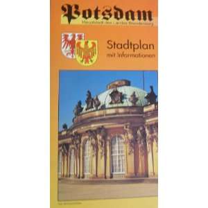 Potsdam Stadtplan Street Map   Plan de ville   Englisch   Deutsch 