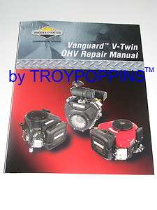   STRATTON PART 272144 VANGUARD V TWIN OHV REPAIR MANUAL SMALL ENGINE