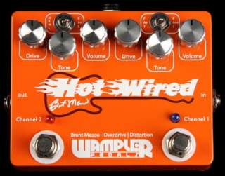 Wampler Hot Wired Brent Mason Overdrive Distortion  