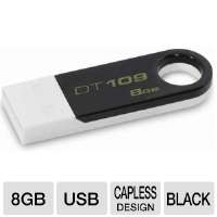 Click to view Kingston DT109K/8GBZ Data Traveler 109 USB Flash Drive 