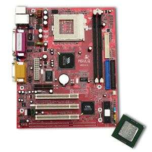 Biostar M6VLQ VIA Socket 370 ATX Motherboard with Intel Celeron 1.3GHz 