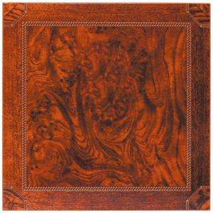 Tile Nogal Marron 17 3/4 in. x 17 3/4 in. Ceramic Floor and Wall Tile 