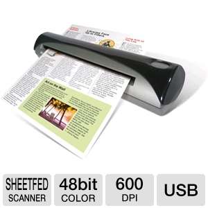 Penpower WorldocScan 400 Sheetfed Scanner   Sheetfed, 600 dpi, 48 bit 