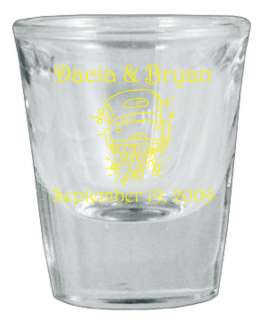 90 Personalized Glass NEW Wedding Favor Shot Glasses  