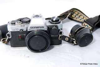 Olympus OM10 Camera body only w/ hippy strap vintage  