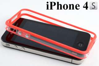 3x Apple iPhone 4 4G Bumper Cover Case Tasche + Schutzfolie Schale 