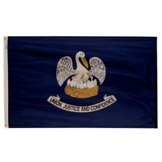 Valley Forge Flag Company, Inc. 3 Ft. X 5 Ft. Nylon Louisiana State 