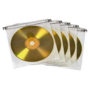 Hama CD/DVD Doppel Schutzhüllen, 50er Pack, Weiß  
