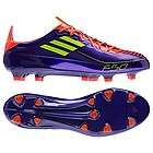Adidas F50 Adizero Fg White Leather/Red Soccer Futball Cleats Boots 