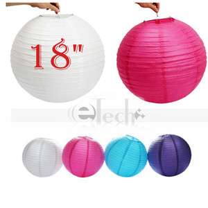 18 Chinese Japanese Paper Lanterns Wedding Party Home Decorations New