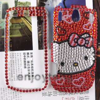 Bling red Hello Kitty Flower Crystal Diamond case for Palm PIXI  