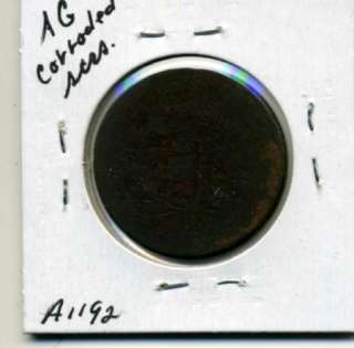 Draped Bust Large Cent 1803.GradeAbout Good.*Problemcorroded 