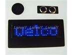   Name & Message Badge Scrolling rolling Message board Blue color  