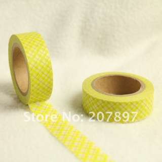 Japanese washi tape(Decorative paper tape) grids with lines pattern 6 