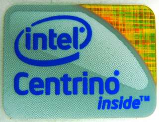 Intel Centrino Inside Sticker Label 21x15 #9  
