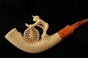 CYCLER MEERSCHAUM Cigarette Holder Pipe 1533 With CASE  