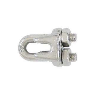 Lehigh 3 Piece 3/16 in. Stainless Steel Wire Rope Clamp and Thimble 