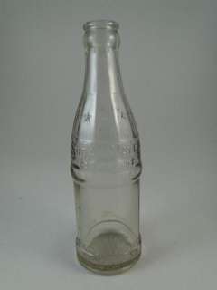 Vintage Soda Water Wisconsin Dells Bottle Coca Cola Glass 1923  
