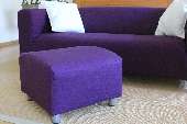 Bezug passend für IKEA KLIPPAN Hocker, Deep Purple (lila), OVP  